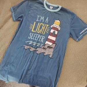 Lazy One Mackinac Island "I'm a Light Sleeper" Pajama Shirt - OS